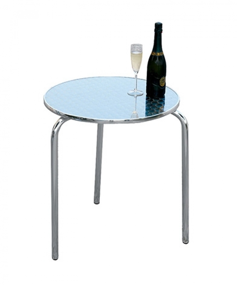 Vermobil Aluminum and Steel table d.60