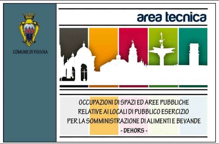 Regolamento DEHORS del Comune di Foggia